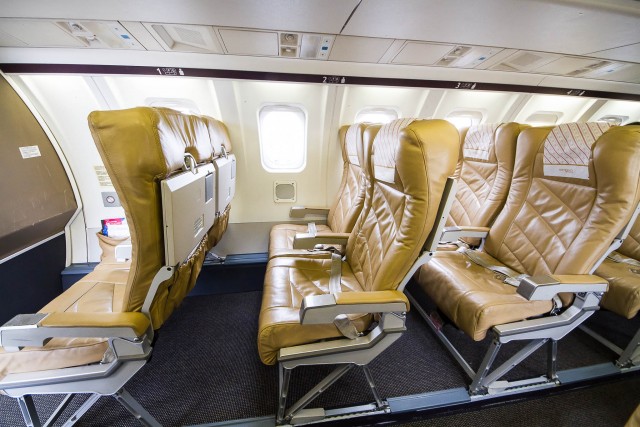 The rather spacious and tastefully decorated Saab 2000 cabin  Photo: Jacob Pfleger | AirlineReporter