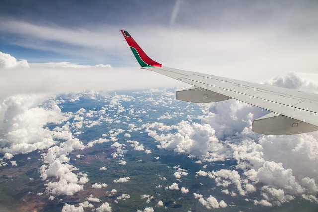 On the way to Nairobi, on a clear day you can se Mt Kilimanjaro, sadly not today Photo: Jacob Pfleger | AirlineReporter