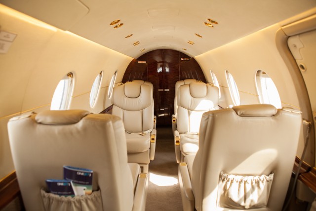 A beautiful and comfortable interior. Photo courtesy of OneJet