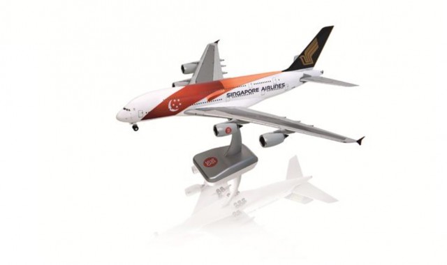The 1:250 model up for grabs - Image: Singapore Airlines