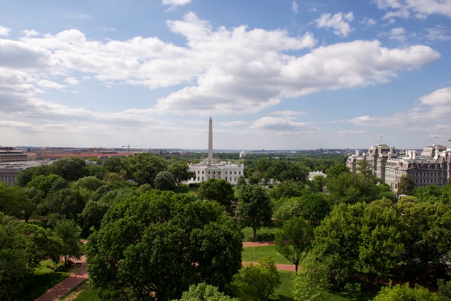 Can't get much better of a venue for a DC press conference. Photo - Bernie Leighton | AirlineReporter