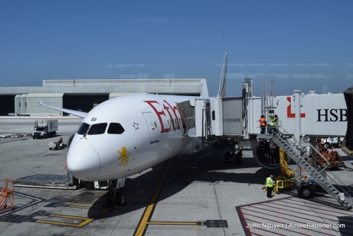 Ethiopian 787 from the terminal