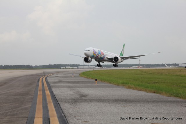 Close to touch down at IAH