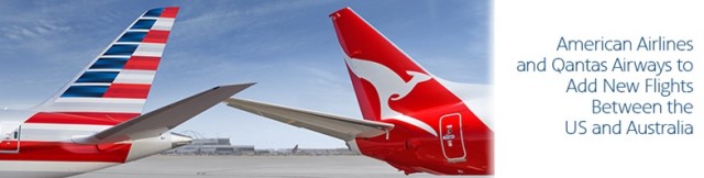 Qantas & American Airlines add "New Services" to Australia - Image: American Airlines