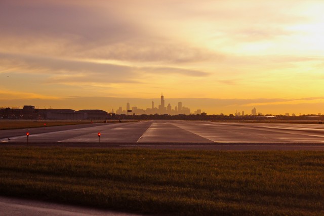 Midway Airport (MDW) can provide some beautiful views - Photo: Jim Wissemes | Flickr CC