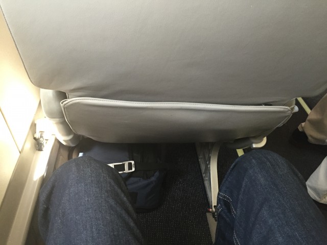 Seat pitch is about 38". So much better than most European Airlines! - Photo: Bernie Leighton | AirlineReporter