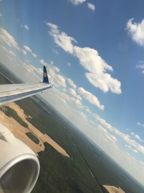 Turning away from Minsk National Airport. - Photo: Bernie Leighton | AirlineReporter