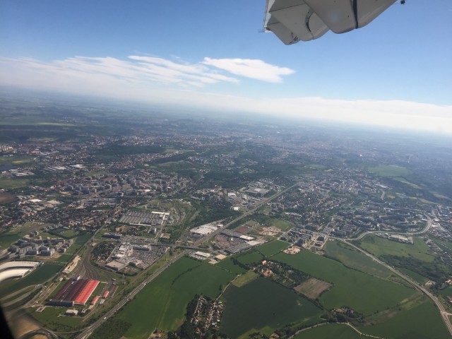 Taking off from Prague Airport. Photo - Bernie Leighton | AirlineReporter