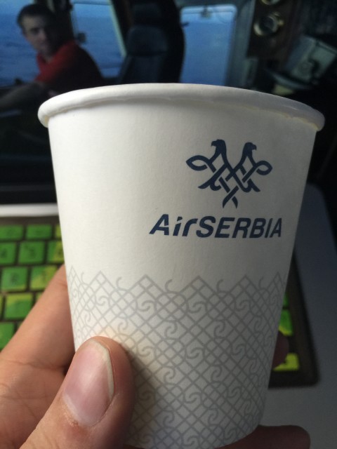 Air Serbia's branding is quite strong. - Photo: Bernie Leighton | AirlineReporter