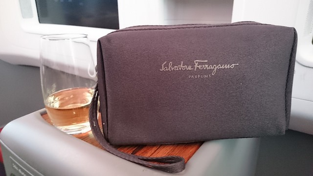 The Salvatore Ferragamo amenity kit - Photo: Jason Rabinowitz