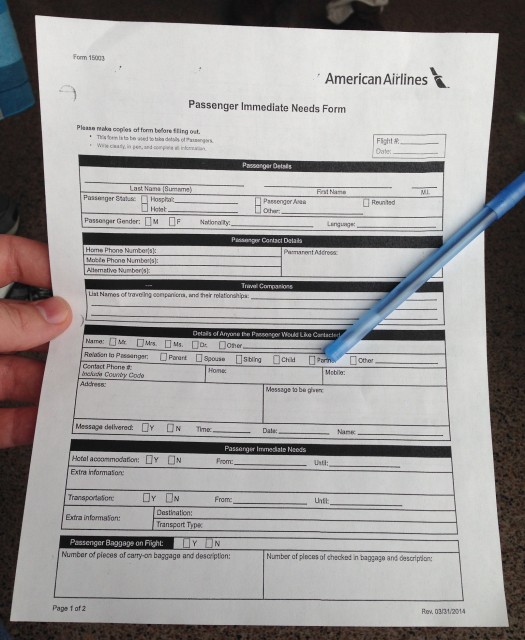 No event is complete without paperwork! Photo: JL Johnson | AirlineReporter