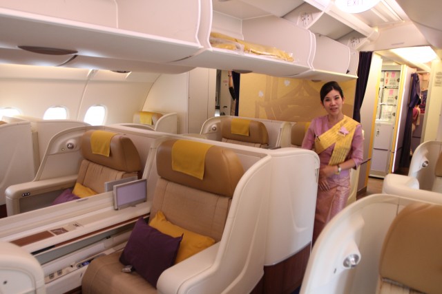 Thai Airways' A380 First Class Cabin - Photo: David Delagarza | AirlineReporter.com