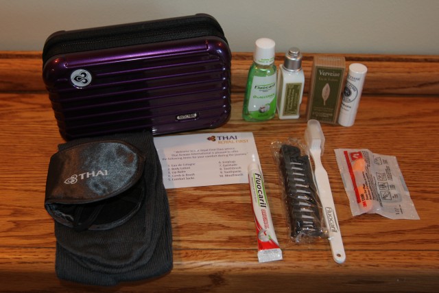 Thai Airlines First Class Rimowa Ammenity Kit - Photo: David Delagarza | AirlineReporter.com