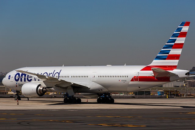 American 777, with oneworld livery, visiting Brazil - Photo: Joao Carlos Medau | FlickrCC