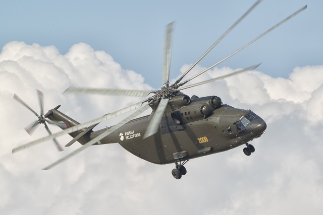 The massive Mi-26T2, currently the largest and most powerful helicopter in the world. Photo: Kris Hull | AirlineReporter