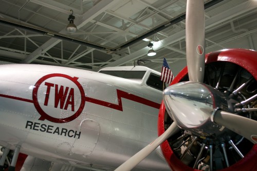 1937 TWA Lockheed Electra. This plane was used by TWA as a flight research laboratory. Photo: Daniel Palen / UPGRD.