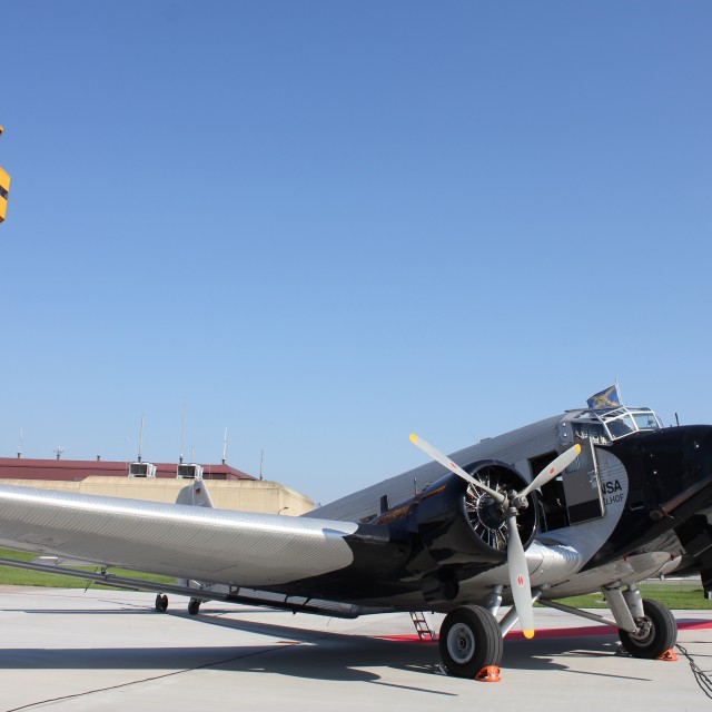 The Junkers JU-52 is ready to fly