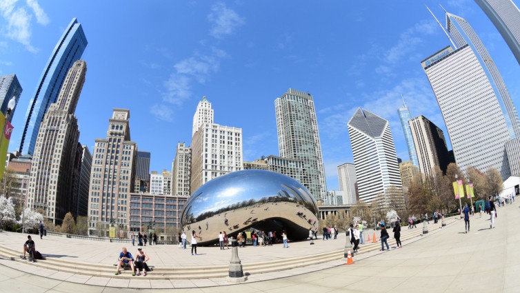 Cloud Gate a/k/a "The Bean" at Chicago's Millennium Park - Photo: JL Johnson | AIrlineReporter