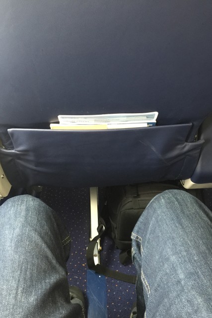 It's definitely a great place to sit even if it is "between 36 and 37 inches" depending on who you ask - Photo: Bernie Leighton | AirlineReporter