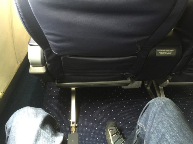 Generous seat pitch, especially within Continental Europe - Photo: Bernie Leighton | AirlineReporter