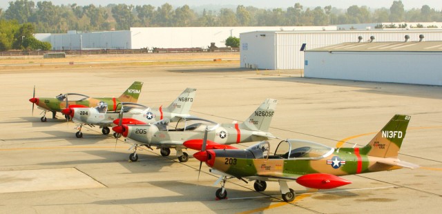 Planes lined up ready to go - Photo: aircombat.com