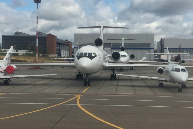 Just look at all those Gazpromavia Yak-42D on the ramp! I want them - Photo: Bernie Leighton | AirlineReporter