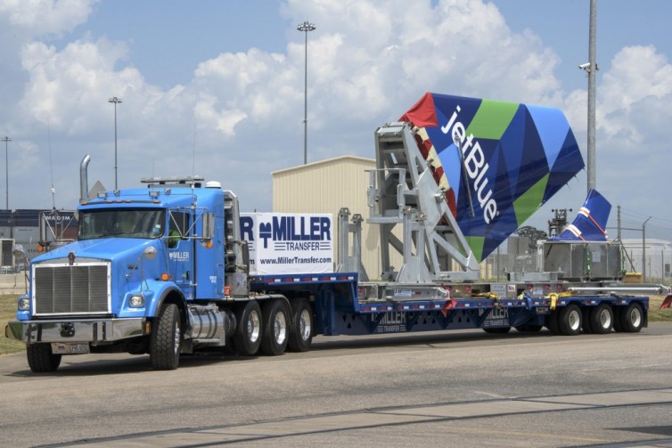 The initial large aircraft components arrived at the Airbus U.S. Manufacturing Facility in the summer of 2015, keeping the new Mobile, Alabama-based site on schedule to deliver its first aircraft ’“ an A321ceo (current engine option) ’“ to JetBlue in 2016 - Photo: Airbus