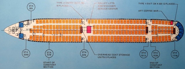 345 Passengers: (All Economy Seating Configuration ’“ 345 Seats, 9 abreast, 32’ pitch)