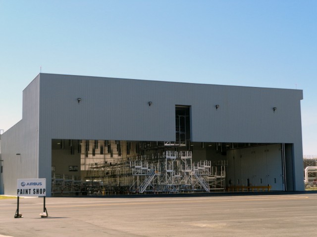 The new Airbus paint shop - Photo: Chris Sloan | AirwaysNews