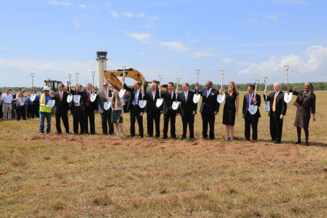 The ground breaking ceremony - Photo: Airbus