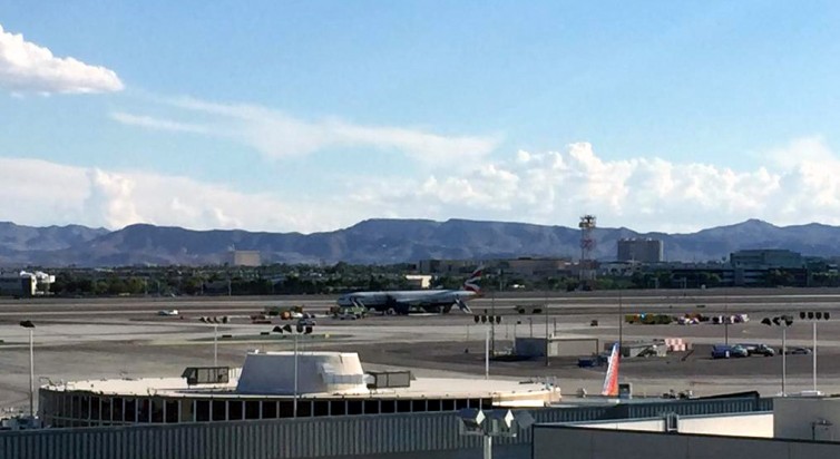 British Airways flight 2276 at Vegas - Photo: McCarran Airport