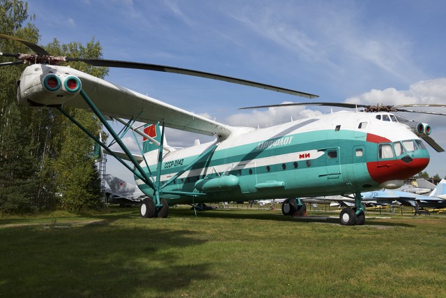 One of only two Mil V-12s, and the only one that can be easily seen by the public is at Monino - Photo: Bernie Leighton | AirlineReporter