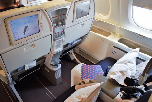 Row 82 in Premium Economy on an Air France A380. Photo: John Nguyen | AirlineReporter