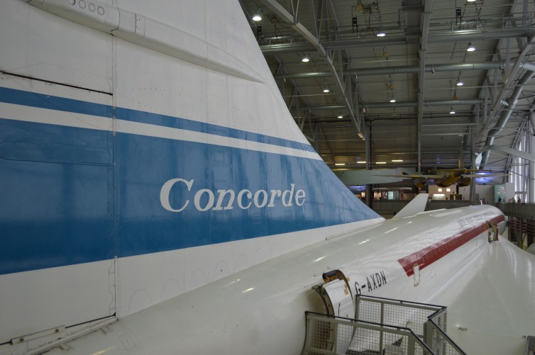 Concorde in the AirSpace building - Photo: Alastair Long
