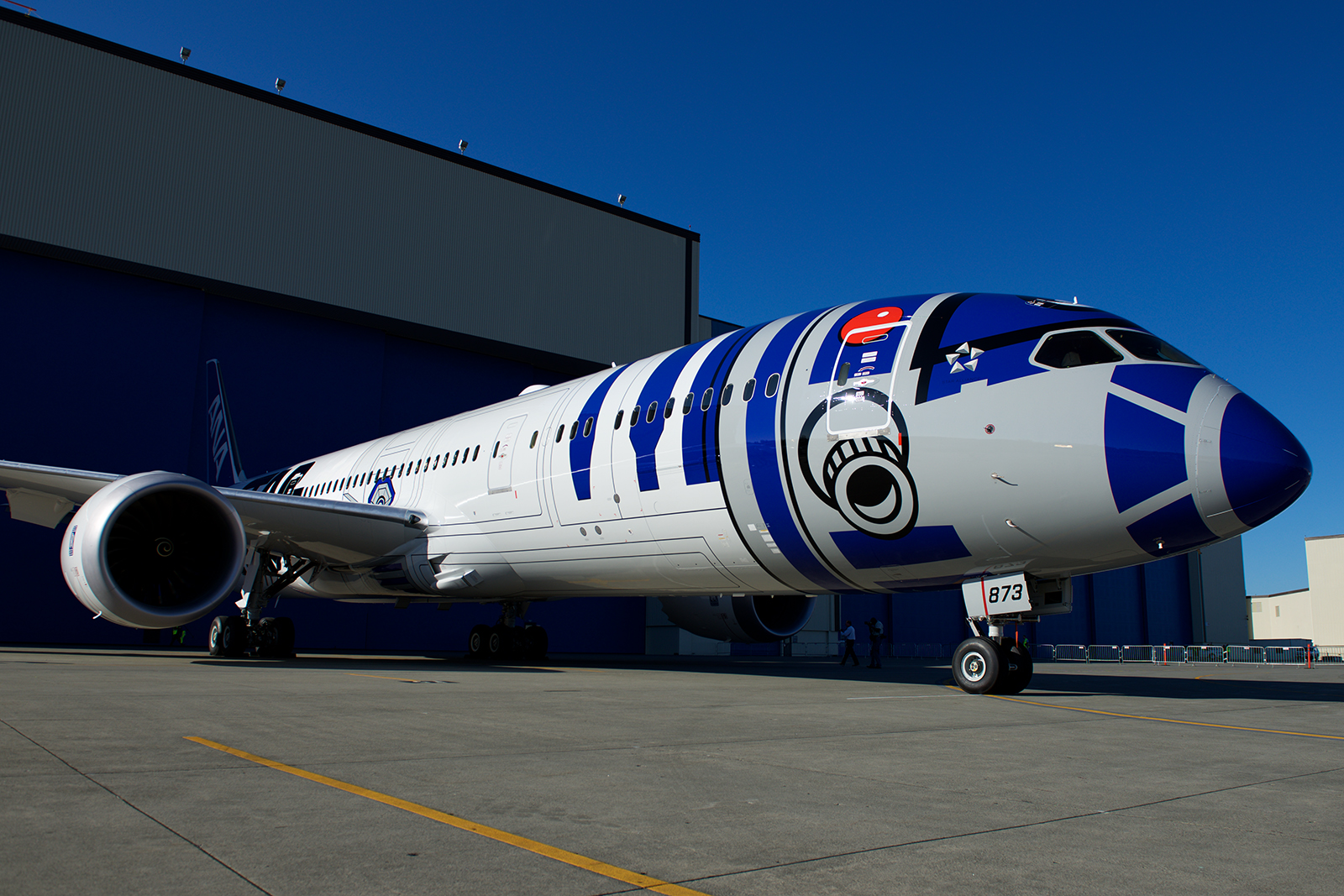 The Plane Awakens Ana Star Wars 787 9 Airlinereporter Airlinereporter
