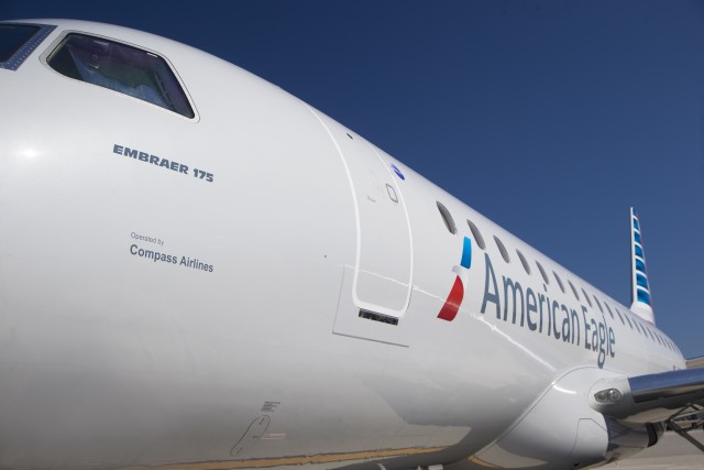 An Embraer E-175 at LAX. Photo: American Airlines