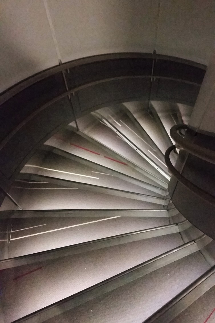 Rear stairs of Air France's A380. Photo: John Nguyen | AirlineReporter