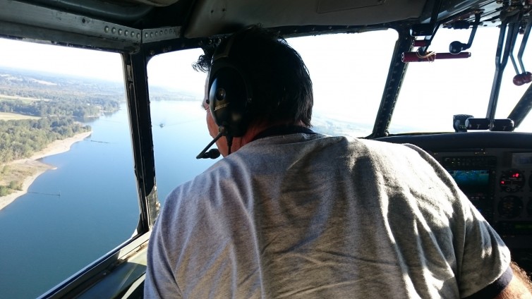 The captain checking out the view - Photo: Jason Rabinowitz