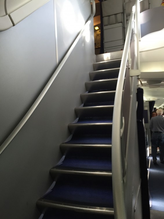 Why yes, I would love to come upstairs on a plane ’“ Photo: Colin Cook | AirlineReporter