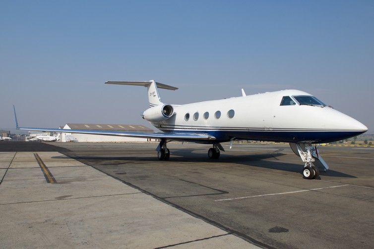 ZS-VIP, a 1984-vintage Gulfstream III- Photo: Bernie Leighton | AirlineReporter