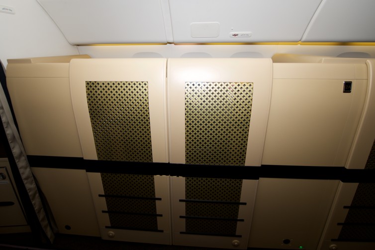 Imposing and glorious doors shield you from stray lights and random bumps - Photo: Bernie Leighton | AirlineReporter