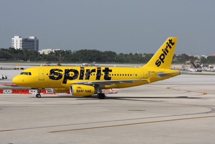 A Spirit Airbus A319 - Photo: Spirit Airlines