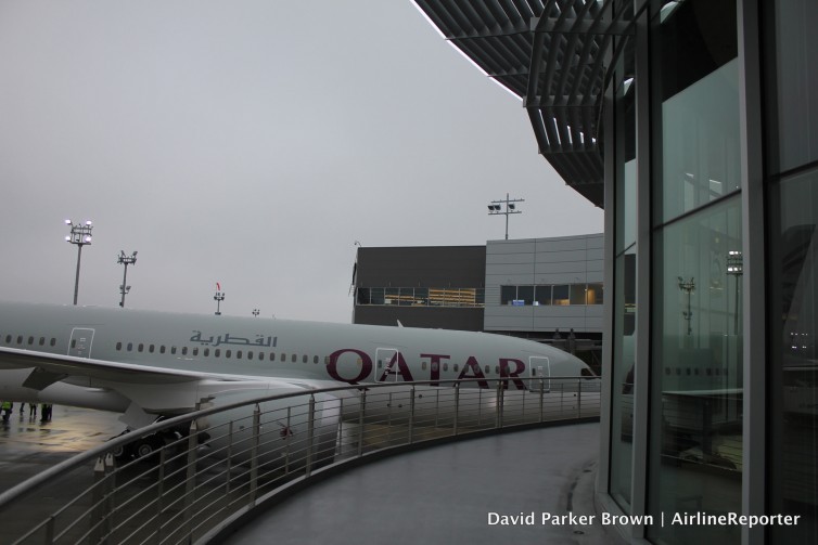 The 25th 787 sits at the gate