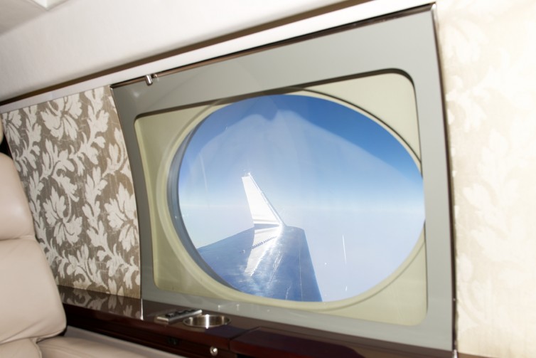 Gulfstream windows have only been getting bigger, but they've never lost their shape! Photo: Bernie Leighton | AirlineReporter