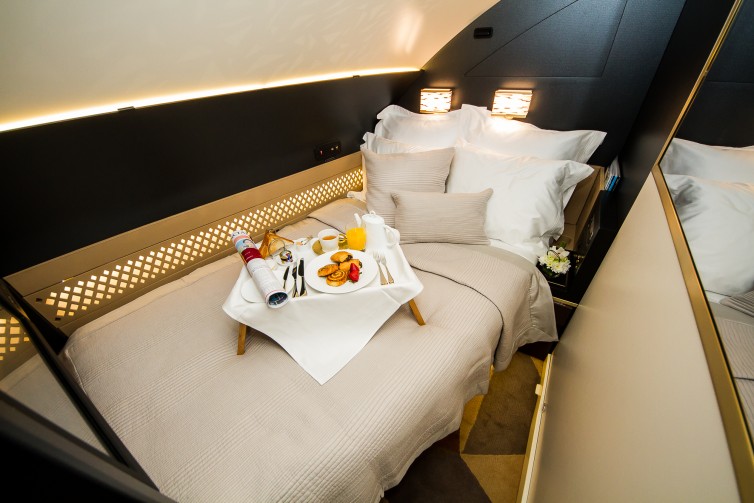 The Residence bedroom. This is better than most private jet bedrooms i've seen Photo: Jacob Pfleger | AirlineReporter