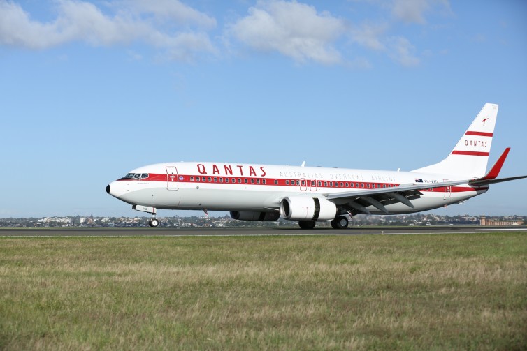 The Retro Roo II livery on a 737 - Photo: Qantas Airlines