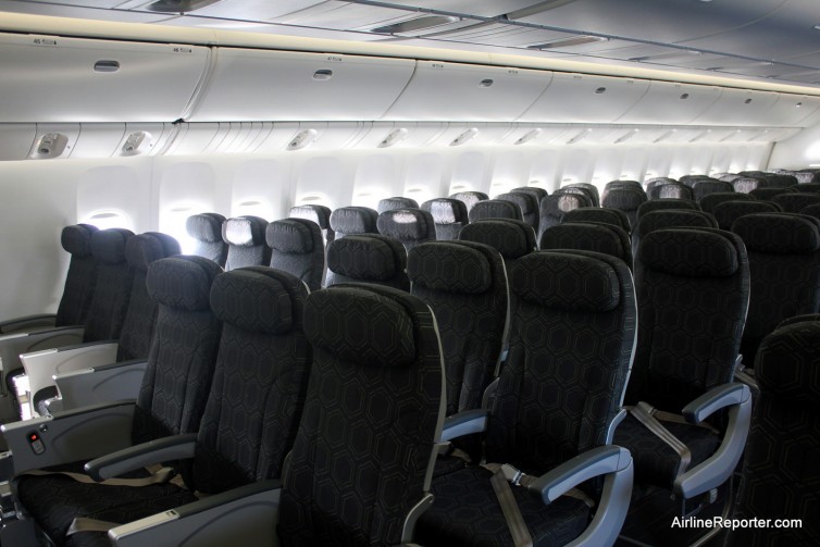 EVA's 3-3-3 configuration inside a 777-300ER