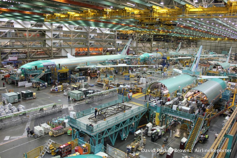 Inside the Boeing factory