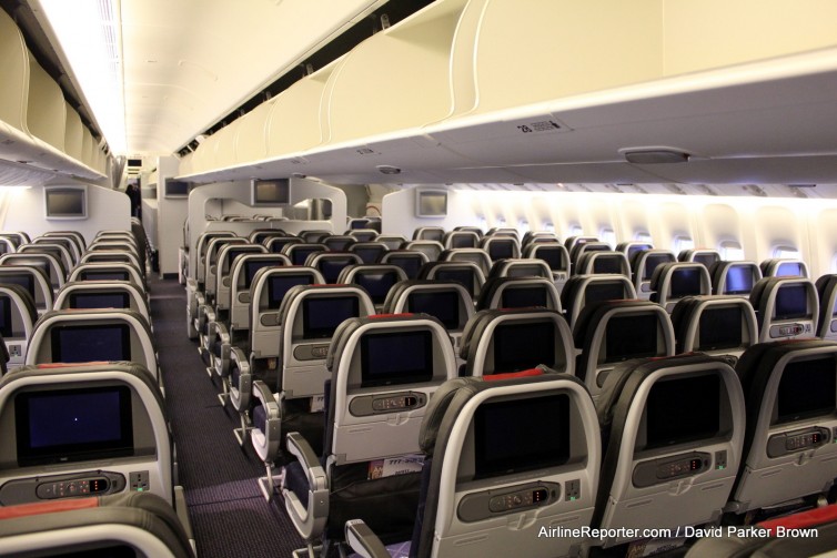 American Airlines has 10-abreast in their 777-300ERs