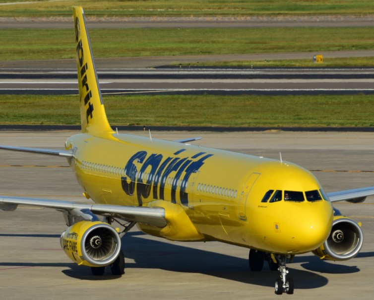 A Spirit Airlines Airbus A-321 wearing the Bare Fare livery at TPA. Photo- JL Johnson | AirlineReporter